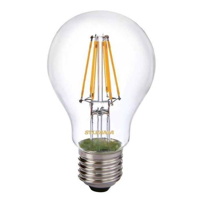 Sylvania ToLEDo Retro E27 A60 7.5W Klar SL | Ersättare 75W 4058075287501 LEDlampa, Classic A E27 75W 1055lm 2700K Osram