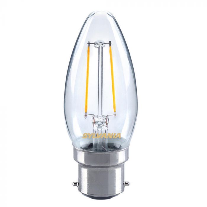 Sylvania 40 Watt Clear Bulbs Bayonet Cap