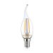 Noxion Lucent Filament LED Candle 2.5W 827 BA35 E14 Klar | Extra Varm Vit - Ersättare 25W