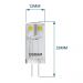 Osram Parathom Pin G4 0.9W 827 Clear | Replaces 10W