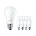 Confezione Multipack 10x Philips CorePro LEDbulb E27 A60 8W 827 Matt | Sostitua 60W