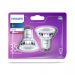 2x Philips LEDspot GU10 PAR16ND 3.5W 830 265lm (Classic) | Warmweiß - Ersatz für 36W