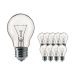 Multipack 10x Standard Incandescent Bulb Clear E27 100W 230V