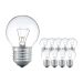 Flerpack 10x Standard Glödampa Klar P45 E27 40W 230V