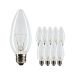 Multipack 10x Standard Incandescent Candle Clear B35 E27 40W 230V