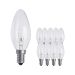Multipack 10x Standard Incandescent Candle Clear B35 E14 25W 230V