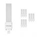 Flerpack 10x Noxion Lucent LED PL-S EM 3.5W 840 | Kallvit - 2-stift - Ersättare 5W