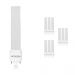 Multipack 10x Noxion Lucent LED PL-S EM 4.5W 830 | 2 Pin - Replacer for 10W and 13W
