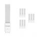 Lot 10x Noxion Lucent LED PL-S HF 4.5W 830 | 4 broches - Remplacement 10W and 13W