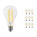 Flerpack 10x Noxion Lucent Classic LED Filament A70 E27 12W 827 Klar | Extra Varm Vit - Ersättare 100W