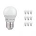 Flerpack 10x Noxion Lucent LED Classic Lustre E27 3W 827 | Extra Varm Vit - Ersättare 25W