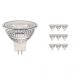 Lot 10x Noxion Spot LED GU5.3 4.5W 840 36D 410lm | Blanc Froid - Substitut 35W
