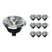 Flerpack 10x Noxion LEDspot AR111 GU10 Pro V2.0 12-50W 930 40D 620lm DIM