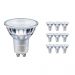 Multipack 10x Philips LEDspot MV Value GU10 3.7W 927 36D (MASTER) | Highest Colour Rendering - Dimmable - Replacer for 35W