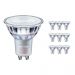 Multipack 10x Philips LEDspot MV Value GU10 4.9W 927 36D (MASTER) | Highest Colour Rendering - Dimmable - Replacer for 50W