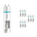 Lot 10x Philips LEDtube EM UO 24W 840 150cm (MASTER Value) | Blanc Froid - Starter LED incl. - Substitut 58W