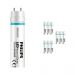Mehrfachpackung 10x Philips LEDtube EM UO 16W 840 120cm (MASTER Value) | Kaltweiß - mit LED-Starter - Ersatz für 36W