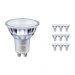 Lot 10x Philips LEDspot MV Value GU10 4.9W 930 60D (MASTER) | Meilleur rendu des couleurs - Blanc Chaud - Dimmable - Substitut 50W