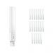 Mehrfachpackung 20x Philips CorePro PL-S LED 5W 830 | Warmweiß - 2-Pins - Ersatz für 9W