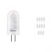Multipack 12x Philips CorePro LEDcapsule LV G4 0.9W 827 | Extra Warm White - Replaces 10W