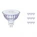 Mehrfachpackung 10x Philips LEDspot LV Value GU5.3 MR16 5.5W 827 60D (MASTER) | Extra Warmweiß - Dimmbar - Ersatz für 35W