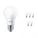 Multipack 6x Philips SceneSwitch LEDbulb E27 A60 8W 827 Matt | SceneSwitch Dimmable - Replacer for 60W