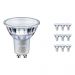 Multipack 10x Philips LEDspot MV Value GU10 4.9W 930 36D (MASTER) | Highest Colour Rendering - Dimmable - Replacer for 50W