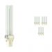 Lot 10x Philips PL-S 7W 827 2P (MASTER) | 2 broches