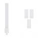 Lot 10x Osram Dulux S LED G23 6W 830 | 2 broches - Remplacement 11W