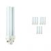 Lot 10x Philips PL-C 18W 840 4P (MASTER) | 4 broches