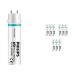 Multipack 10x Philips LEDtube EM UO 16W 830 120cm (MASTER Value) | LED Starter incl. - Replacer for 36W