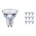 Multipack 10x Philips LEDspot MV Value GU10 4.9W 940 60D (MASTER) | Highest Colour Rendering - Dimmable - Replacer for 50W