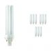 Multipack 10x Philips PL-C 18W 827 2P (MASTER) | Extra Warm White - 2-Pin