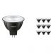 Lot 10x Philips LEDspot LV GU5.3 MR16 8W 827 36D (MASTER) | Blanc Très Chaud - Dimmable - Équivalent 50W