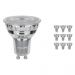 Mehrfachpackung 10x Philips LEDspot Wert GU10 6.2W 940 36D (MASTER) | Dimmbar - Höchste Farbwiedergabe - Kaltweiß - Ersatz für 80W