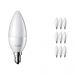 Multipack 10x Philips CorePro LEDcandle E14 B35 4W 827 Matt | Replaces 25W