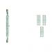 Multipack 10x Philips Plusline ES Small 240W R7s 230V CL - 118mm