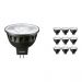 Lot 10x Philips LEDspot ExpertColor GU5.3 MR16 6.5W 927 10D (MASTER) | Blanc Très Chaud - Meilleur rendu des couleurs - Dimmable - Équivalent 35W