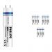 Lot 10x Philips LEDtube HF 8W 830 60cm (MASTER) | Blanc Chaud - Équivalent 18W