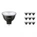 Multipack 10x Philips LEDspot LV GU5.3 MR16 8W 830 36D (MASTER) | Warm White - Dimmable - Replaces 50W