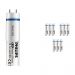 Lot 10x Philips LEDtube EM UO 15.5W 830 120cm (MASTER) | Blanc Chaud - Starter LED incl. - Équivalent 36W