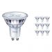Mehrfachpackung 10x Philips CorePro LEDspot MV GU10 5W 840 36D NO DIM | Kaltweiß - Ersatz für 65W