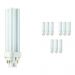 Multipack 10x Philips PL-C 13W 830 4P (MASTER) | Warm White - 4-Pin