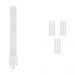 Multipack 10x Osram Dulux S LED G23 6W 840 | Cool White - 2-Pin - Replaces 11W