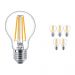 Lot 6x Philips classique LEDbulb E27 A60 10.5W 840 Filament | Remplacement 100W