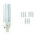 Multipack 10x Philips PL-C 10W 830 2P (MASTER) | Warm White - 2-Pin