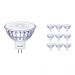 Multipack 10x Philips LEDspot VLE GU5.3 MR16 7W 840 36D (MASTER) | Cool White - Dimmable - Replaces 50W