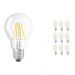 Lot 10x Osram Parathom Retrofit classique E27 A 7W 827 Filament | Remplacement 60W