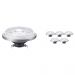 Multipack 6x Philips LEDspot ExpertColor G53 AR111 (MASTER) 15W 927 40D | Dimmable - Best Colour Rendering - Replaces 75W