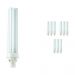 Multipack 10x Philips PL-C 26W 827 2P (MASTER) | Extra Warm White - 2-Pin